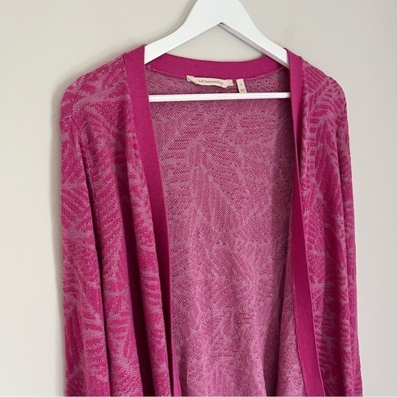 Soft Surroundings Women’s Kinsley Cardigan Bright Pink Size Small - Picture 4 of 9
